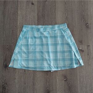 Vintage Adidas ClimaCool Women's Plaid Tennis Golf Skort Skirt Size 12